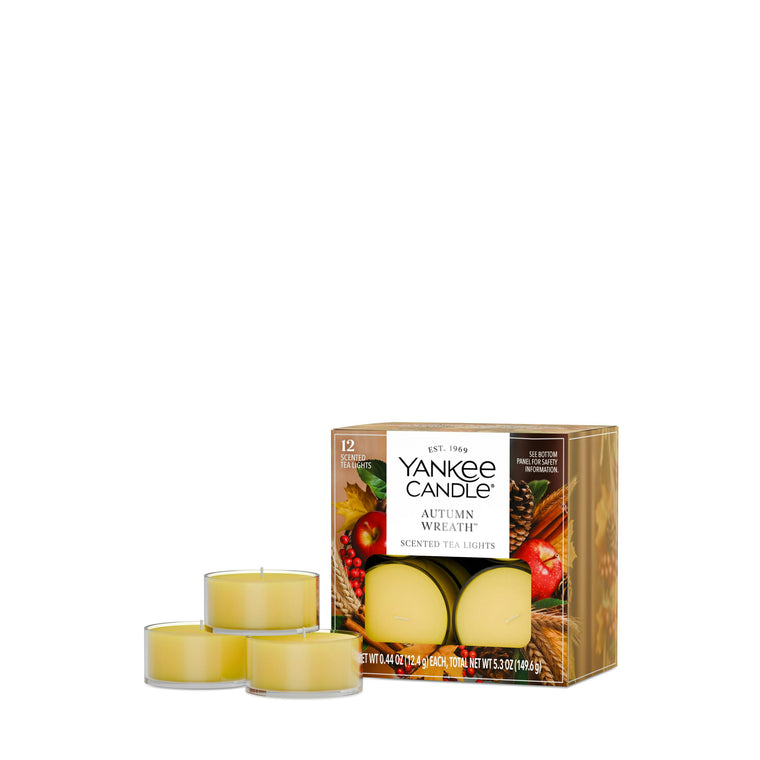 Autumn Wreath™ Scented Tea Light Candles P4
