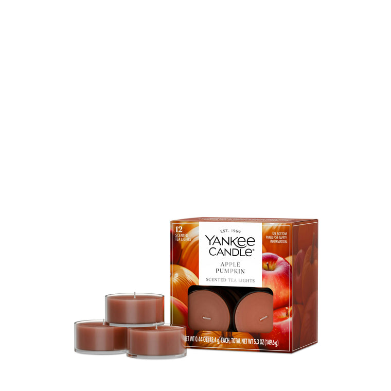 Apple Pumpkin Scented Tea Light Candles R3