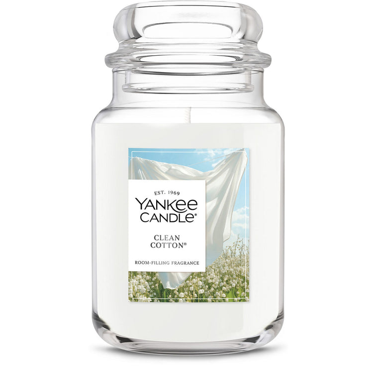 Clean Cotton® Original Large Jar Candle R6