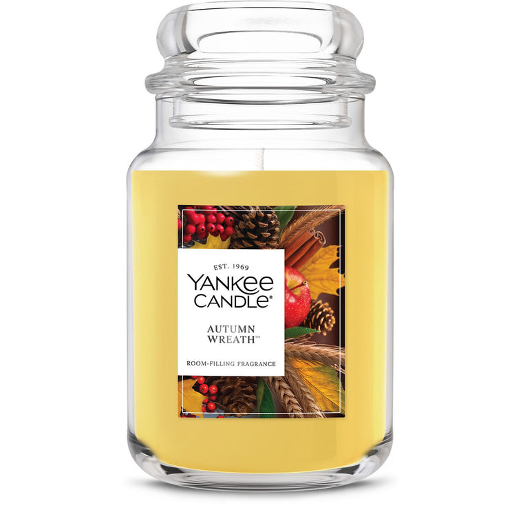 Autumn Wreath™ Original Large Jar Candle B4