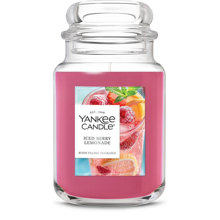Iced Berry Lemonade Original Large Jar Candle A6