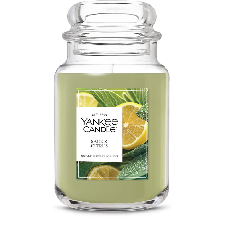 Sage & Citrus Original Large Jar Candle I4