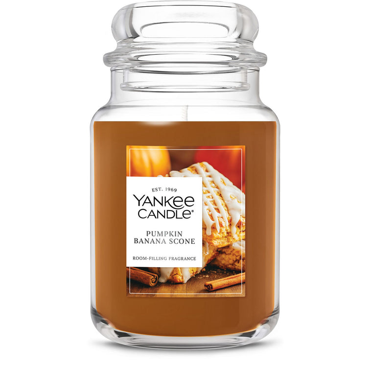 Pumpkin Banana Scone Original Large Jar Candle P9