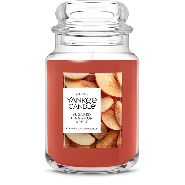 Sugared Cinnamon Apple Original Large Jar Candle F3