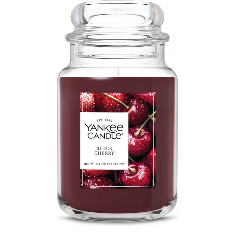 Black Cherry Original Large Jar Candle Y9