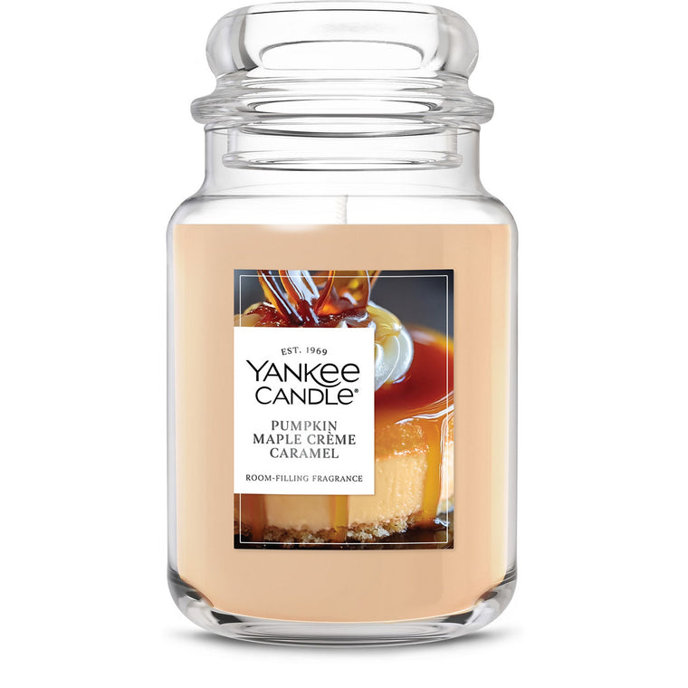 Pumpkin Maple Crème Caramel Original Large Jar Candle E1