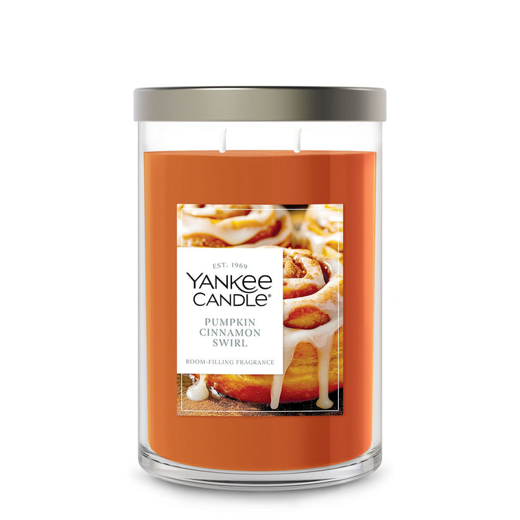 Pumpkin Cinnamon Swirl Large Tumbler Candle F2