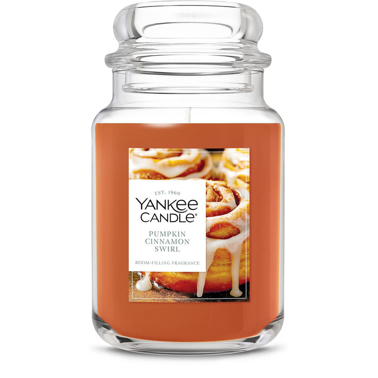 Pumpkin Cinnamon Swirl Original Large Jar Candle I0