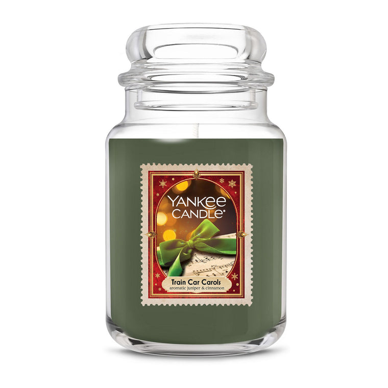Train Car Carols Original Large Jar Candle T9