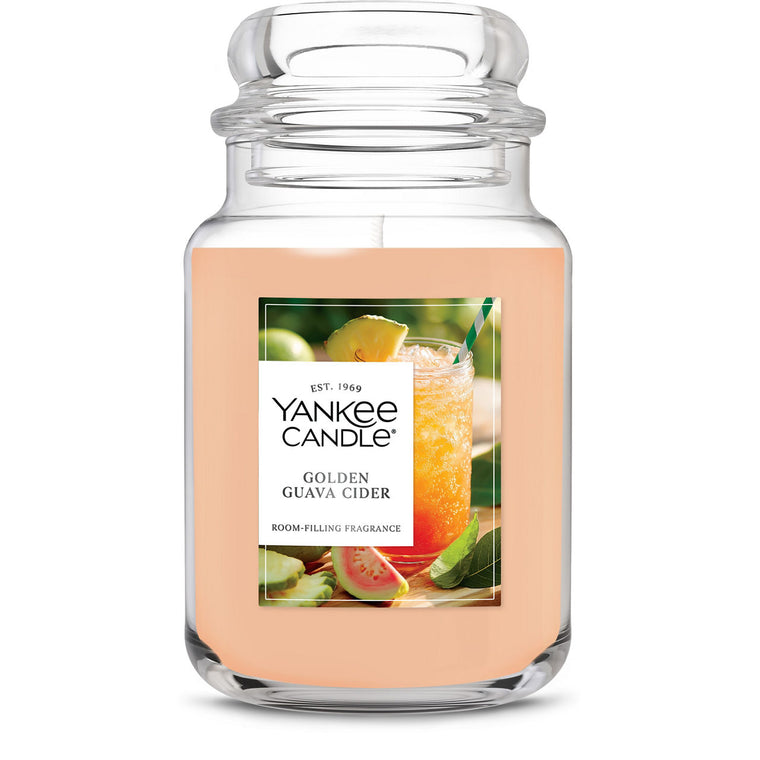Golden Guava Cider Original Large Jar Candle C7