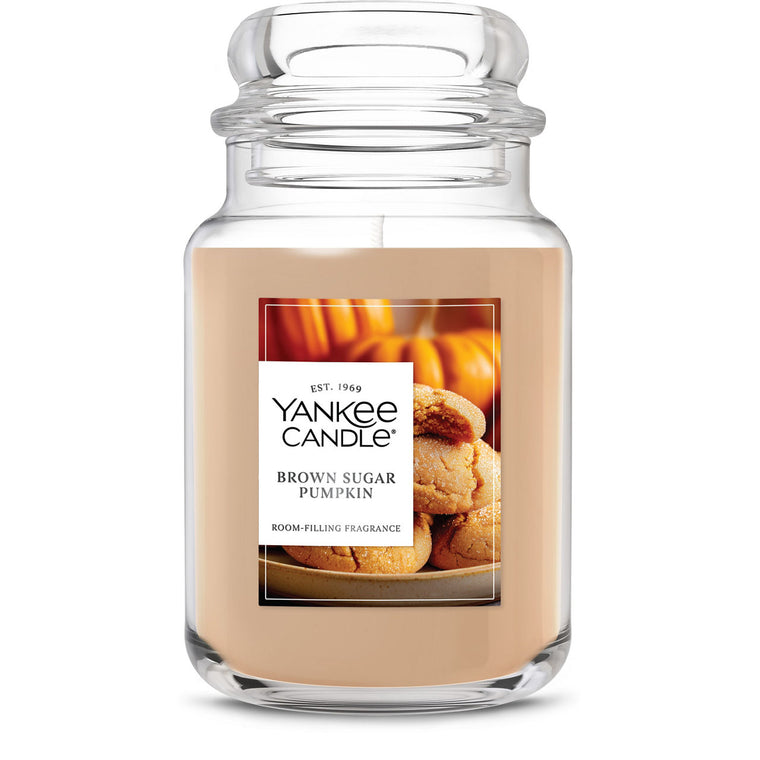 Brown Sugar Pumpkin Original Large Jar Candle P1