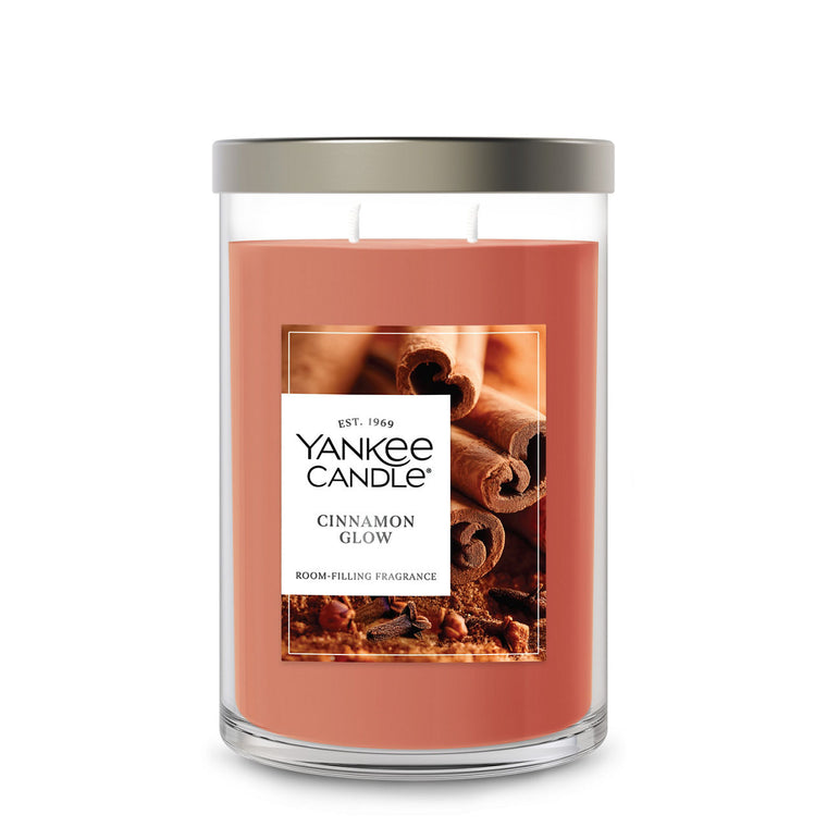 Cinnamon Glow Large Tumbler Candle W8