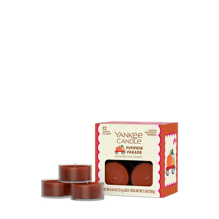Pumpkin Parade Scented Tea Light Candles K7