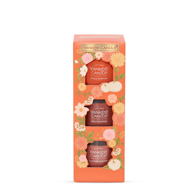 Pumpkin Season Minis Candle Gift Set Trio C8