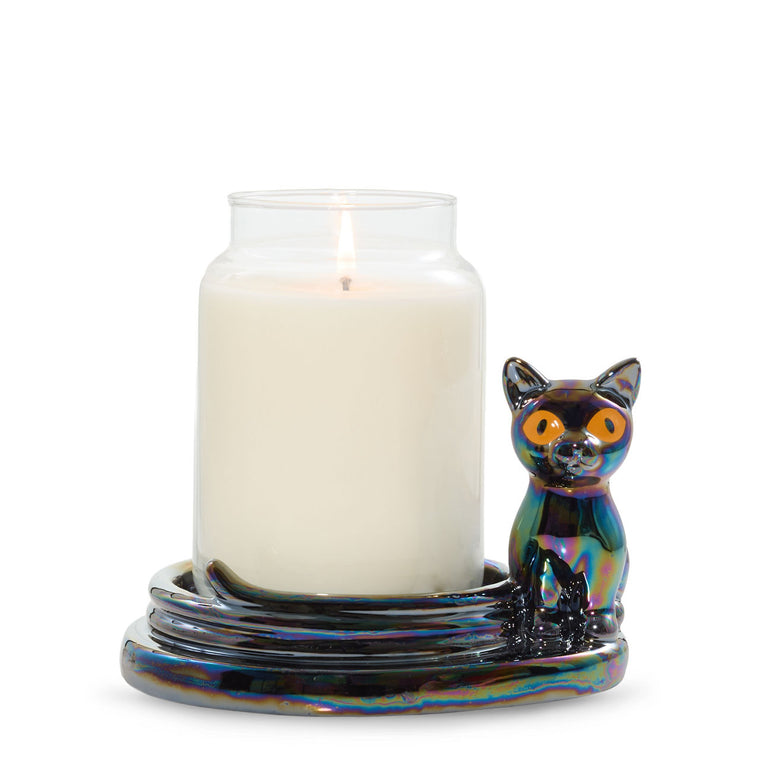 Twilight Whiskers Jar Candle Holder A6