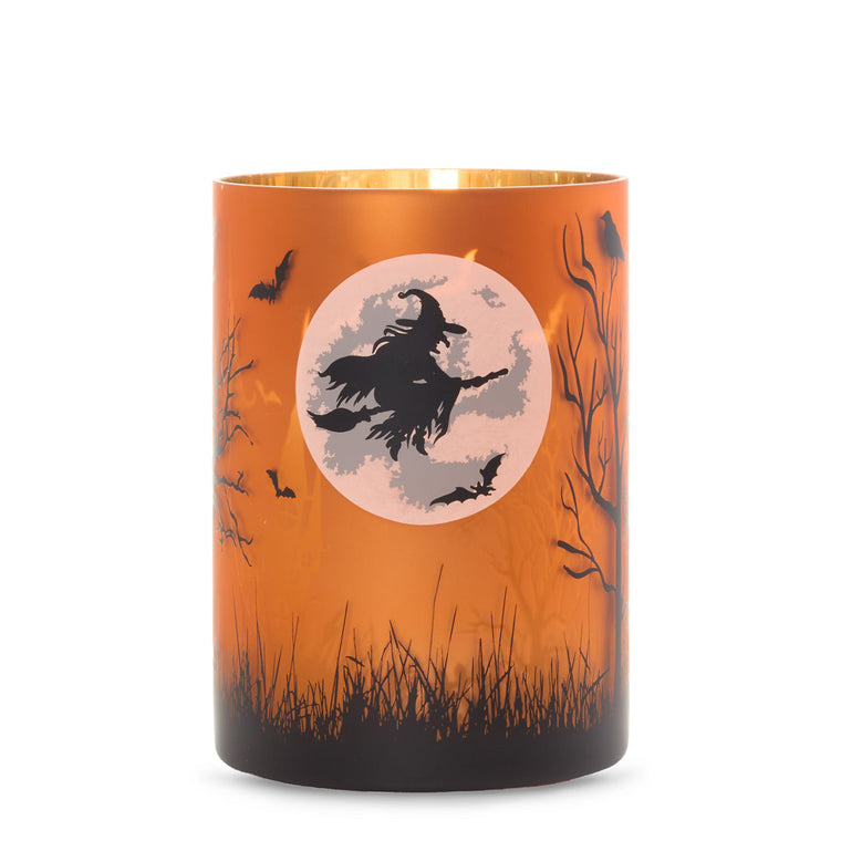 Witch's Moon Jar Candle Holder T8