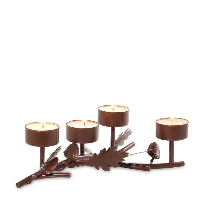 Acorn Branch Tea Light Candle Holder Y8