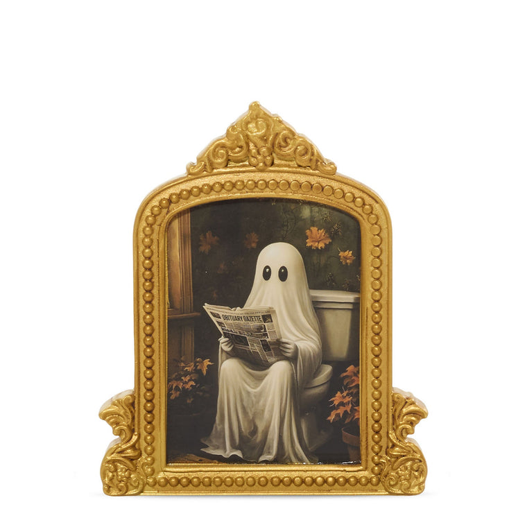 Reading Ghost Portrait Tea Light Candle Holder I6