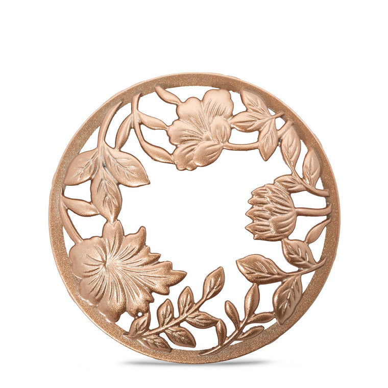 Floral Etch Illuma-Lid® Jar Candle Topper I2