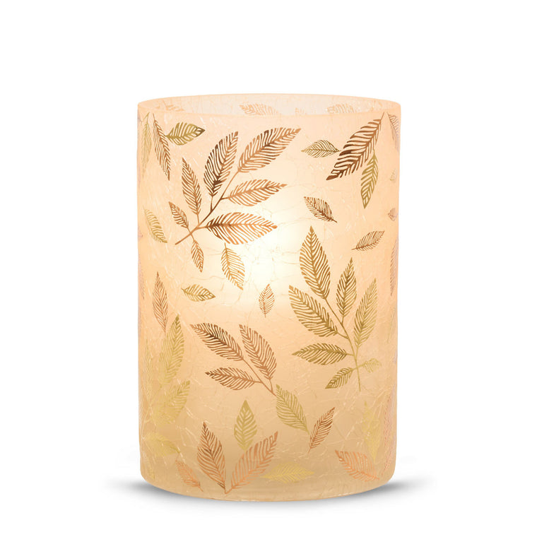 Frosted Gold Jar Candle Holder N6