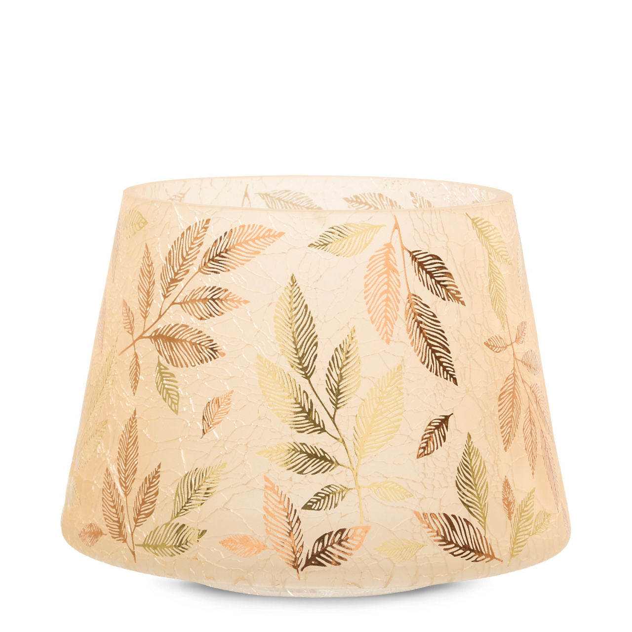 Frosted Gold Jar Candle Shade
