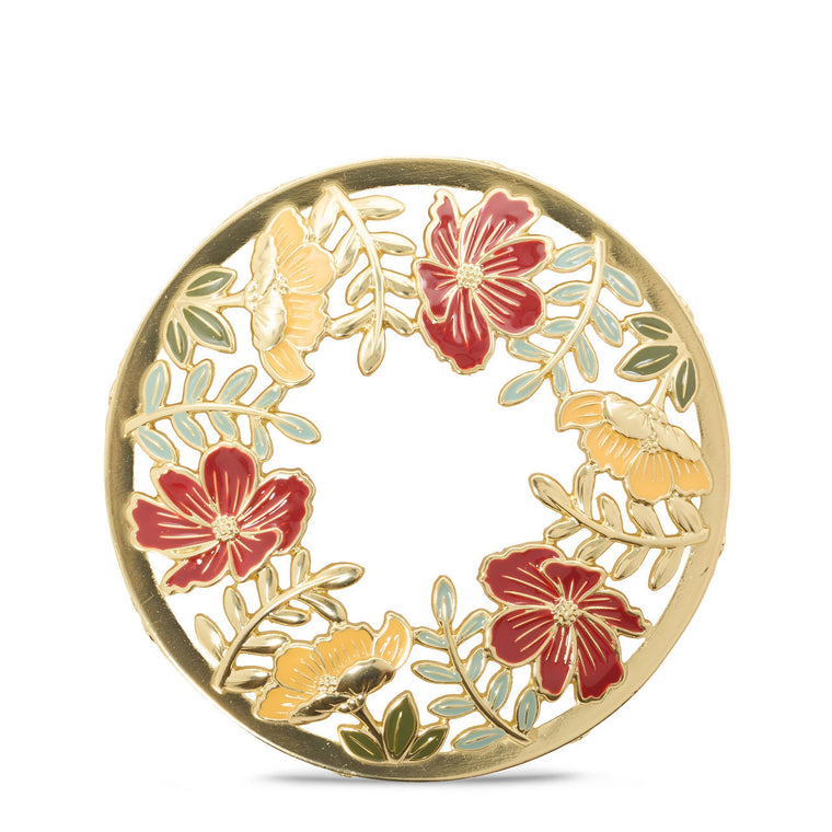 Fall Color Leaves Illuma-Lid® Jar Candle Topper R1