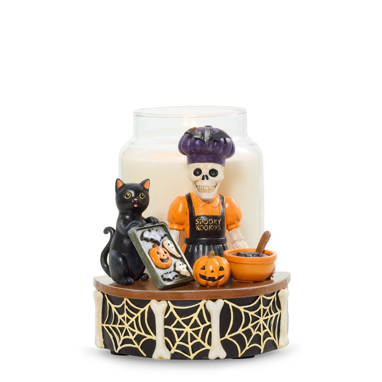 Bonebury Lane Spooky Kookies Jar Candle Holder J3