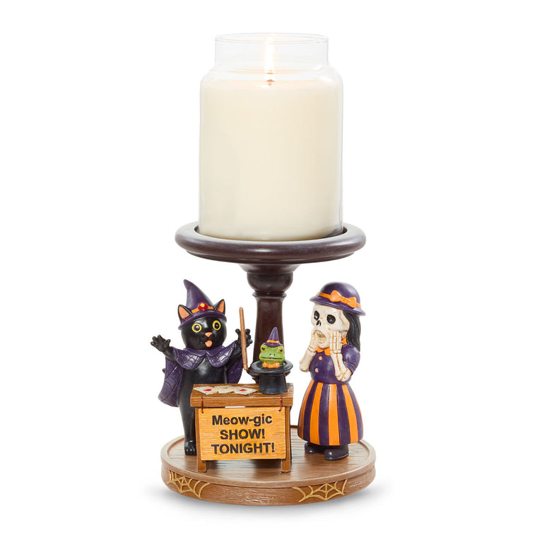 Bonebury Lane Meow-gic Show Candle Pedestal R7